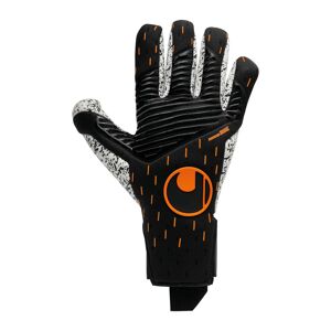 Uhlsport Supergrip+ Finger Surround Speed Contact TW-Handschuhe Schwarz Weiss Orange F01 - 11