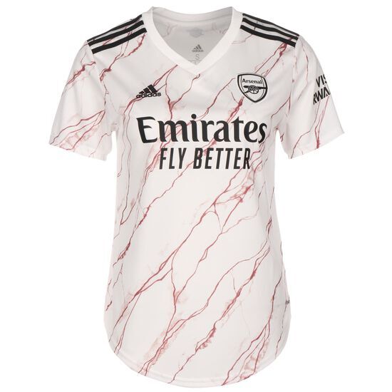 Adidas Performance FC Arsenal  Away 2020/2021, Gr. M, Damen, weiß / schwarz
