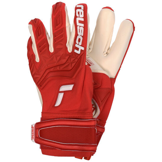 Reusch Attrakt Freegel Gold X, Gr. 9.5, Herren, rot / weiß