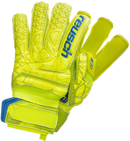 Reusch Fit Control S1 Evolution Finger Support, Gr. 12, Herren, hellgrün / gelb