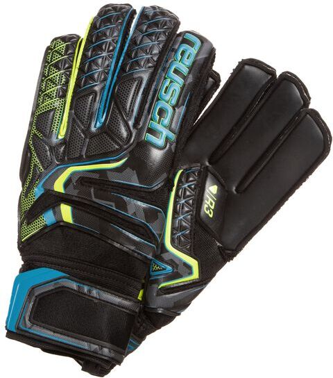 Reusch Attrakt R3 Ringer Support, Gr. 11, Herren, schwarz / neongelb