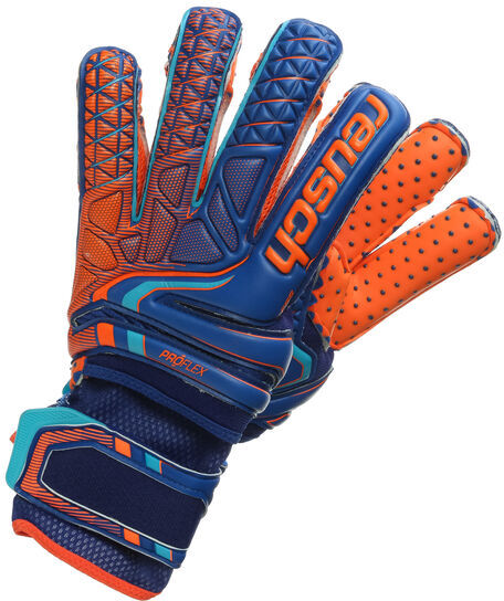 Reusch Attrakt Pro G3 SpeedBump Evolution Ortho-Tec Trowarthandschuh, Gr. 11, Herren, blau / orange