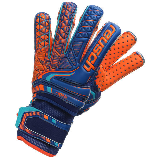 Reusch Attrakt Pro G3 SpeedBump Evolution Ortho-Tec Trowarthandschuh, Gr. 8, Herren, blau / orange