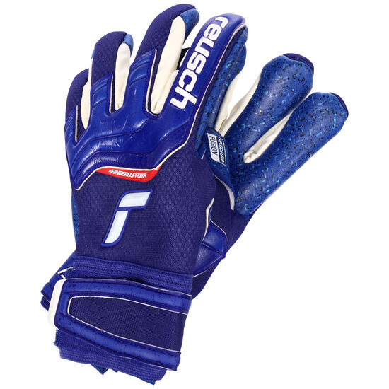 Reusch Attrakt Fusion Finger Support, Gr. 7.5, Herren, blau / weiß