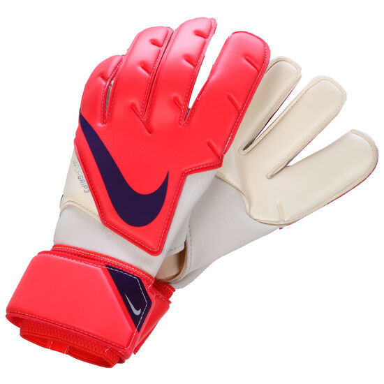 Nike Performance Goalkeeper Vapor Grip3, Gr. 10, neonrot / weiß