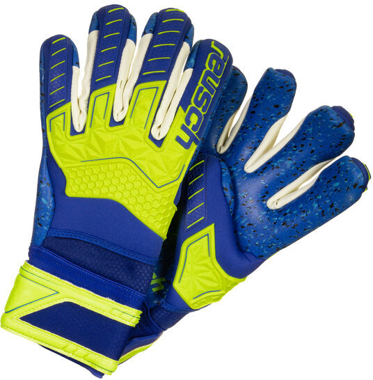 Reusch Attrakt Freegel G3 Fusion Ortho-Tec LTD, Gr. 7.5, Herren, neongelb / blau