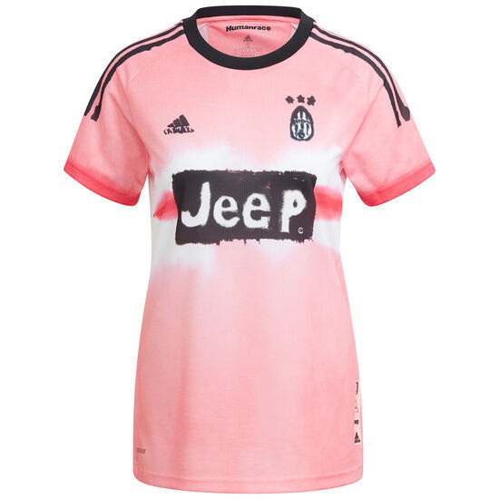Adidas Performance Juventus Turin Human Race FC, Gr. S, Damen, rosa / schwarz