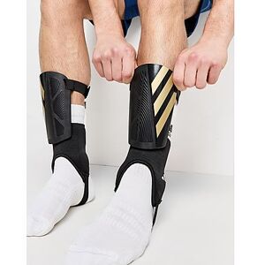 adidas Tiro Match Shin Guards, Black / Gold Metallic / White