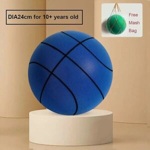 DAO 24 cm Størrelse 7 Silent Basketball Bouncing High Mute Ball Basketball Sportsspil Børn Fødselsdag Julegave Db line blue 24cm