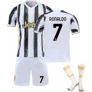 Børn/voksne Juventus Home & Set Fodbold Fodboldsæt - Perfet RONALDO-7-white 24