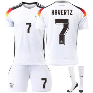 Goodies Tysk EM hjemmefodboldtrøje nummer 7 Havertz ny sæsons seneste fodboldtrøje til voksne børn fodbold 4 Adult XS（155-165cm）