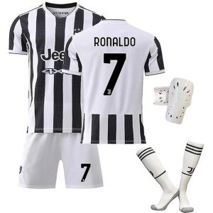 Goodies Fodboldsæt Fodboldtrøje T-shirt 21/22 Christiano Ronaldo Voksne Børn Cristiano Ronaldo Home S (165-170cm)