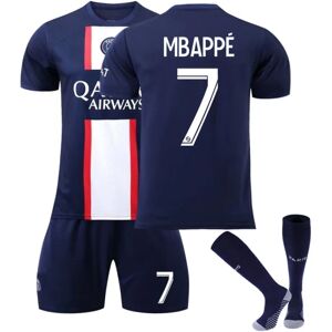 Galaxy Mbappe #7 2023 Paris Saint-Germain Fodboldtrøje Voksen Børn Fodboldtrøje Fodbold Børn 24(130-140cm)