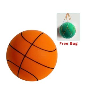 FMYSJ Silent Basketball - Premium-materiale, Silent Foam Ball, Unikt design, Trænings- og spillehjælper (FMY) Orange 18cm