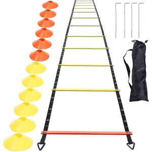 Piao Agility Ladder - Agility Speed Og Balance Træningsstige Til Fodbold Basketball Boksning Softball Fodarbejde Sports Agility Træning Med Skala Og