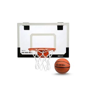 SKLZ Unisex Glow in The Dark Mini Basketball Hoop, White/Black, Standard (18