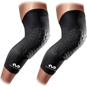 McDavid 6446R Knie-Kompressionsmanschette Hexpad Unisex Erwachsene Knieschoner-Manschette Verhindert Aufprallverletzungen Elastisch Hallensport Basketball-Knieschutzmanschette