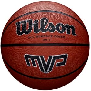 Wilson Unisex- Adult MVP Basketball., orange, 6