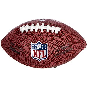 Wilson American Football, NFL Team Mini Micro, Recreational Player and Collector, Rubber, F1637, Size Mini, Brown