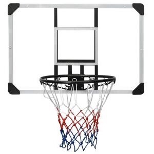 vidaXL Tablero De Baloncesto Policarbonato Transparente 90x60x2.5 Cm