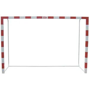 Juego de Porterías Fútbol-Sala y Balonmano Metálicas trasladables 80x80mm con base de tubo redondo