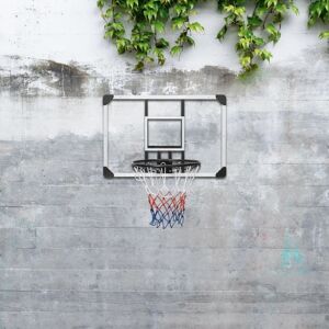 vidaXL Tablero de baloncesto policarbonato transparente 90x60x2,5 cm
