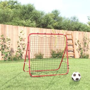 vidaXL Red de rebote ajustable para fútbol acero y PE 96x80x96 cm