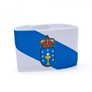 Mercury - Brazalete Capitán Galicia, Unisex, White-Blue, Senior