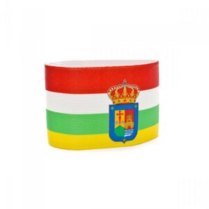 Mercury - Brazalete Capitán La Rioja, Unisex, Red-White-Green-Yellow, Senior