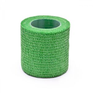 SP Fútbol - Tape Sujeta-Espinilleras (5 cm x 4,6 m), Unisex, Verde