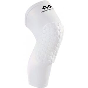 McDavid - Rodillera Hex Tuf para Pierna, Unisex, Blanco, M