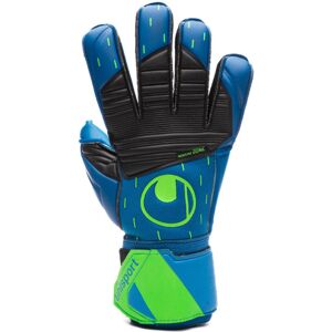 Uhlsport - Guantes de portero Super Contact Aquasoft, Unisex, Pacific Blue-Black-Fluor Green, 7,5