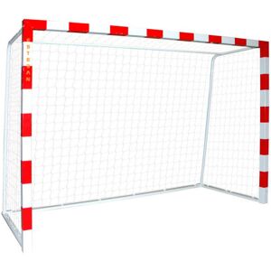 Euronix - Varios Juego Redes Polipropileno Balonmano cuadro 100x100, 3mm, Unisex, Blanco