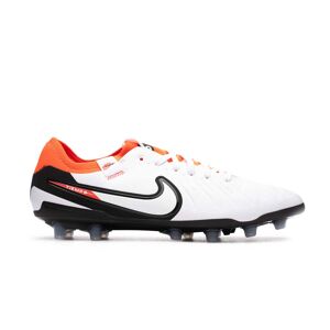 Nike - Bota de fútbol Tiempo Legend 10 Pro AG-Pro, Unisex, White-Black-Brt Crimson, 6,5 USA