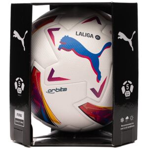 Puma - Balón Orbita LaLiga Box 2023-2024 FIFA Quality Pro, Unisex, White-Multi Colour, 5