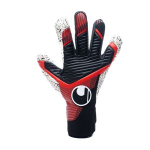 Uhlsport - Guantes de portero Powerline Supergrip+, Unisex, Black-Red-White, 7