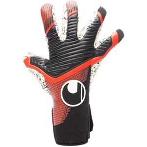 Uhlsport - Guantes de portero Powerline Supergrip+ Finger Surround, Unisex, Black-Red-White, 9