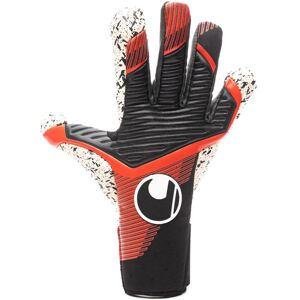 Uhlsport - Guantes de portero Powerline Supergrip+ HN, Unisex, Black-Red-White, 10