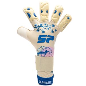 SP Fútbol - Guantes de portero Earhart Pro, Mujer, Beige-Blue, 7,5