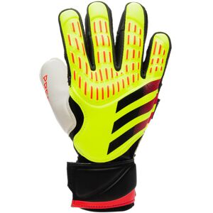 Adidas - Guantes de portero Predator Match Fingersave, Unisex, Solar yellow-Black-Solar red, 7,5