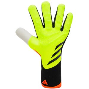 Adidas - Guantes de portero Predator Pro, Unisex, Solar yellow-Black-Solar red, 11