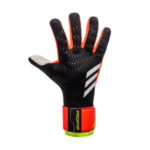 Adidas - Guantes de portero Predator League, Unisex, Black-Solar red-Solar yellow, 9