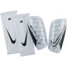 Nike - Espinillera Mercurial Lite, Unisex, White-Black, L