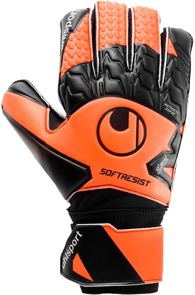 Uhlsport soft resist guantes portero Naranja (9)