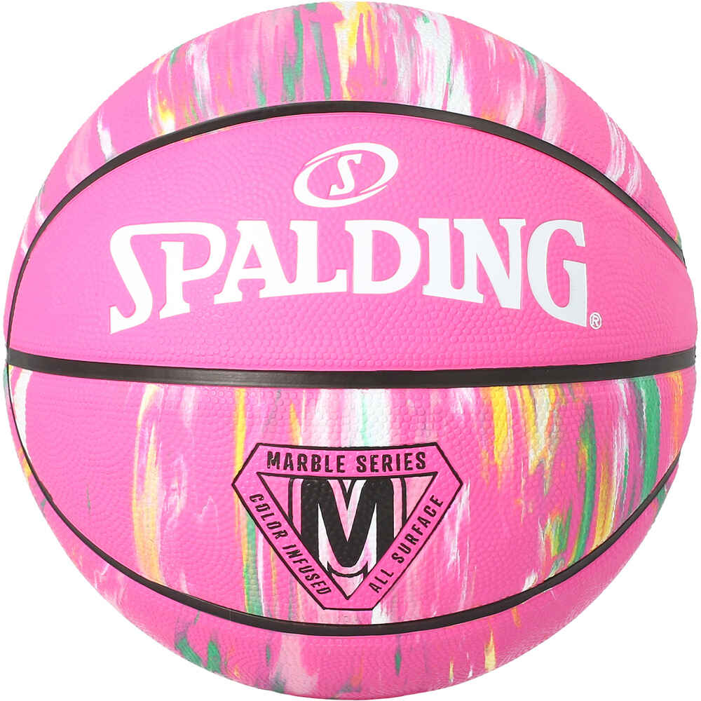 Spalding marble pink 6 balón baloncesto Rosa