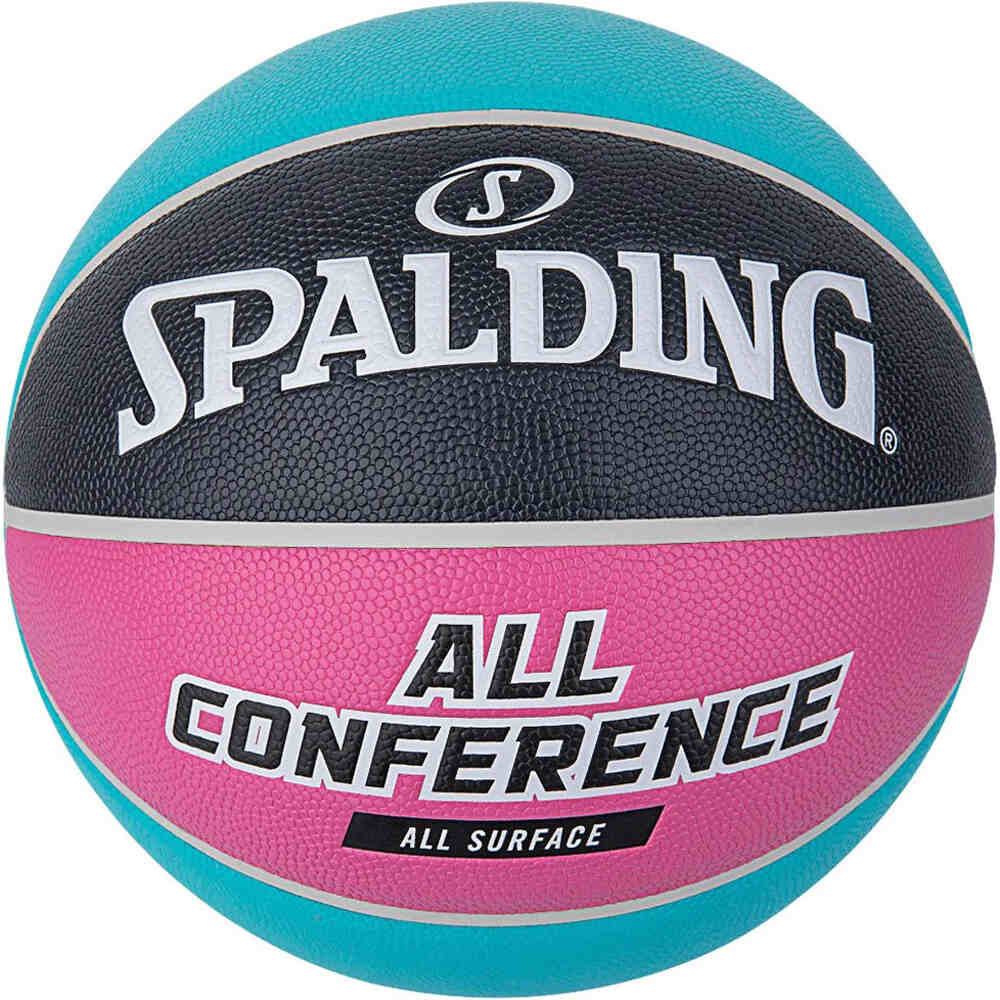 Spalding all conference teal pink balón baloncesto Rosa (6)