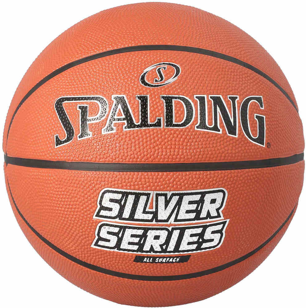 Spalding silver series balón baloncesto Plata (6)