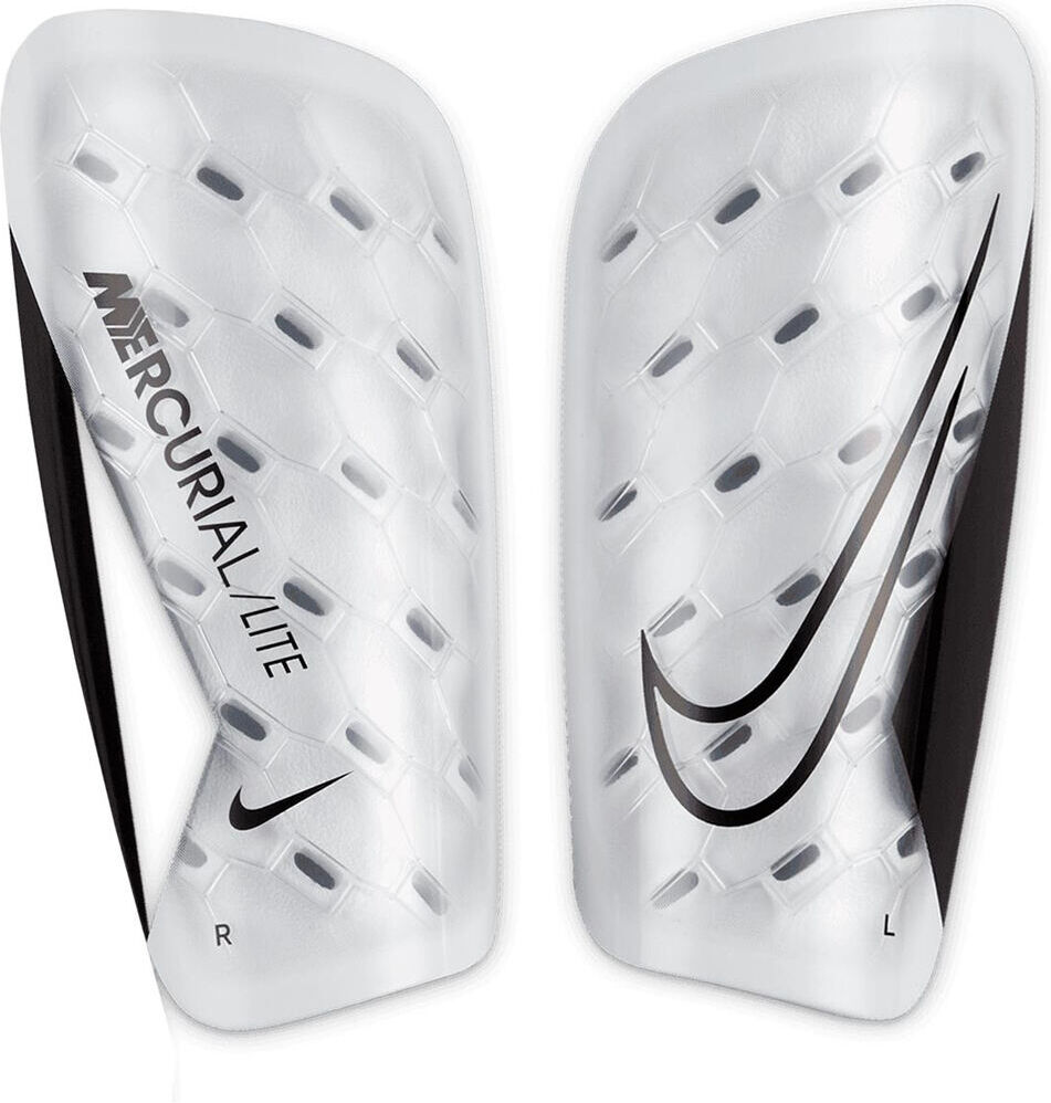 Nike mercurial lite espinilleras Blanco (L)