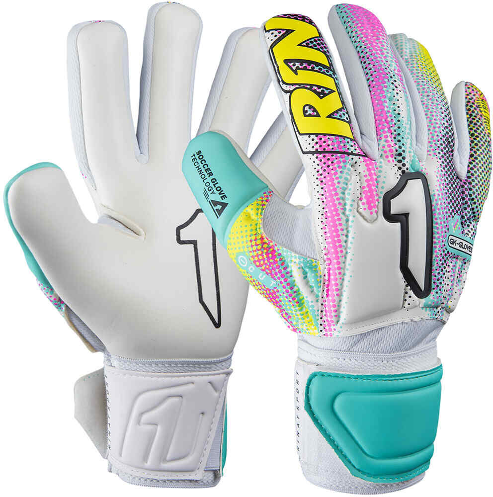 Rinat asimetrik stellar pro guantes portero Blanco (8)