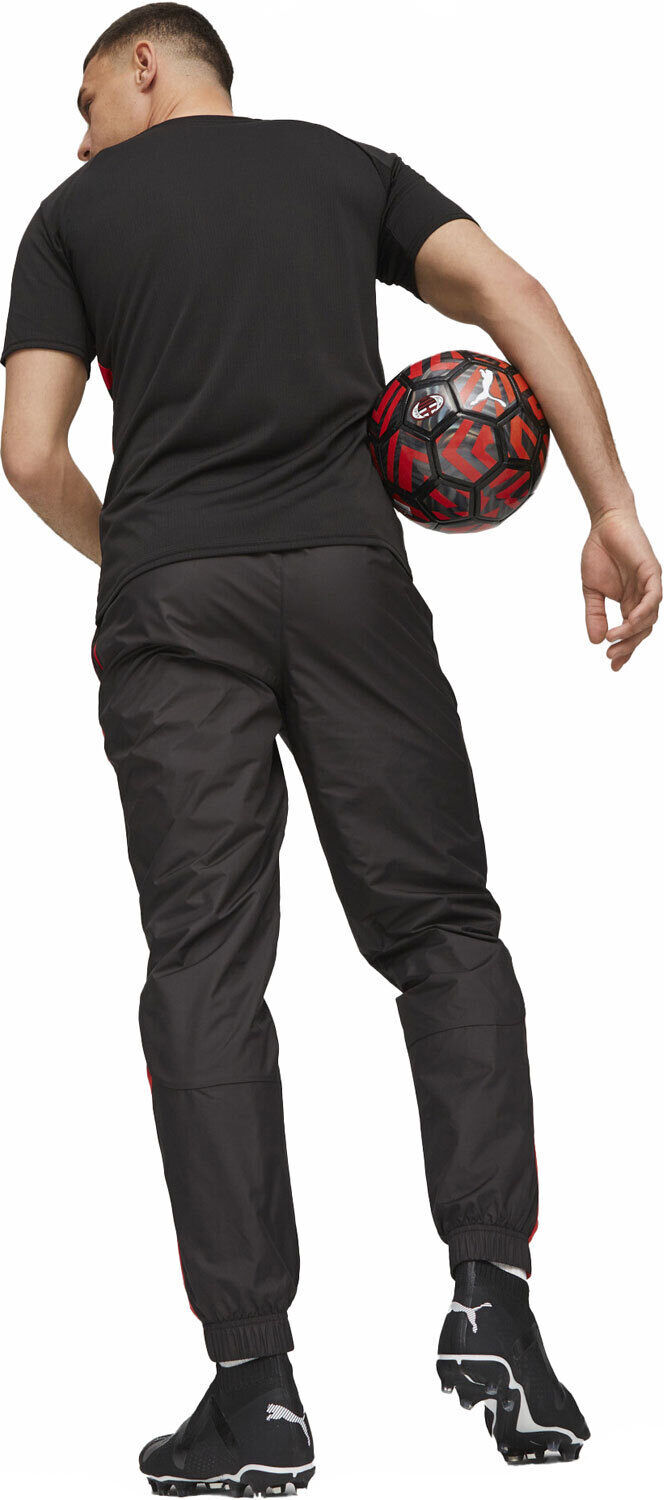 Puma milan 24 prematch pantalones largos futbol Negro (S)